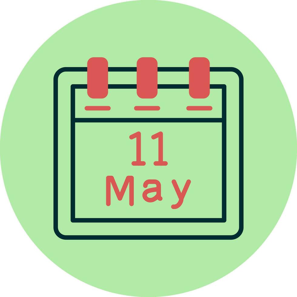 May 11 Vector Icon
