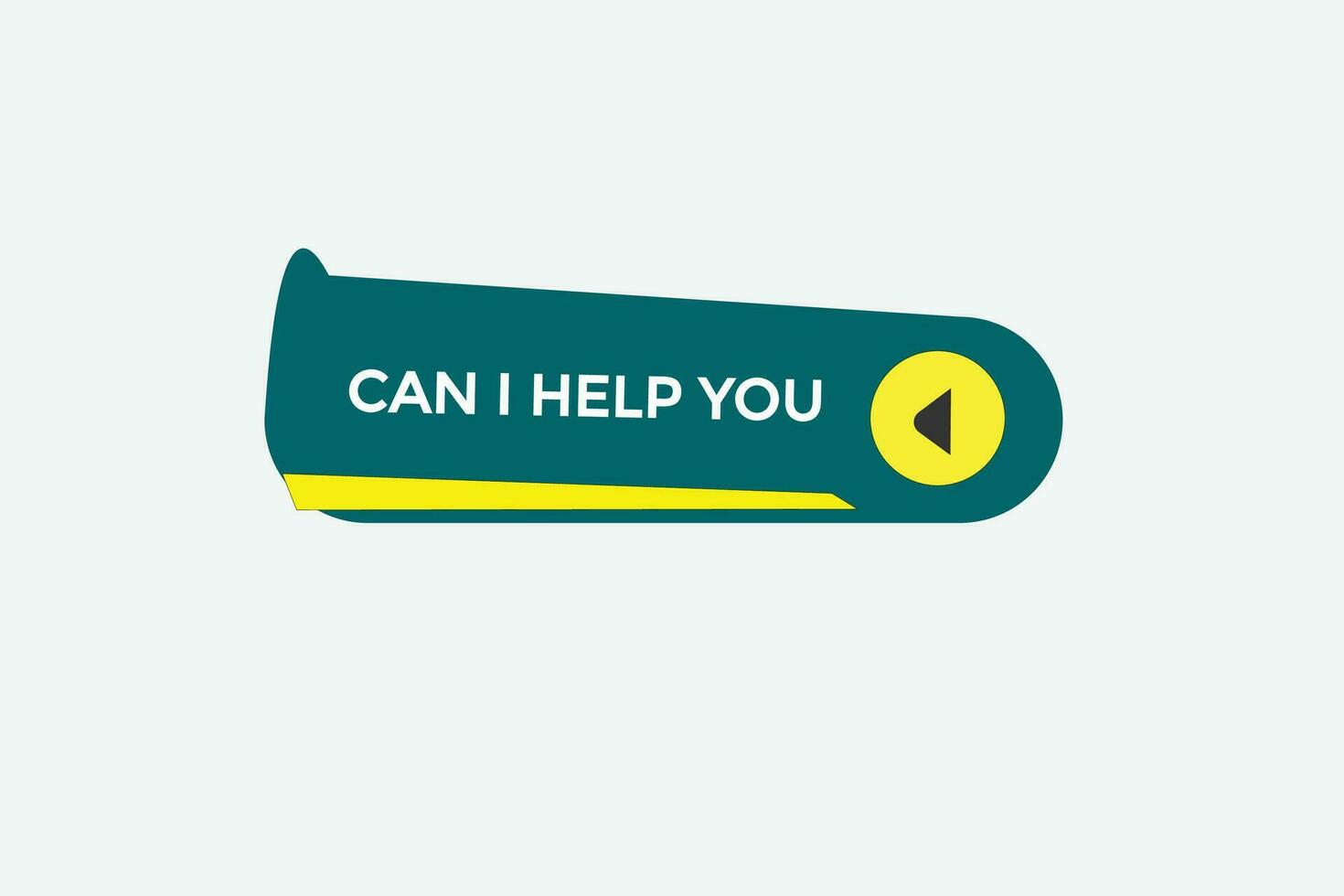 new can i help you  modern, website, click button, level, sign, speech, bubble  banner, vector