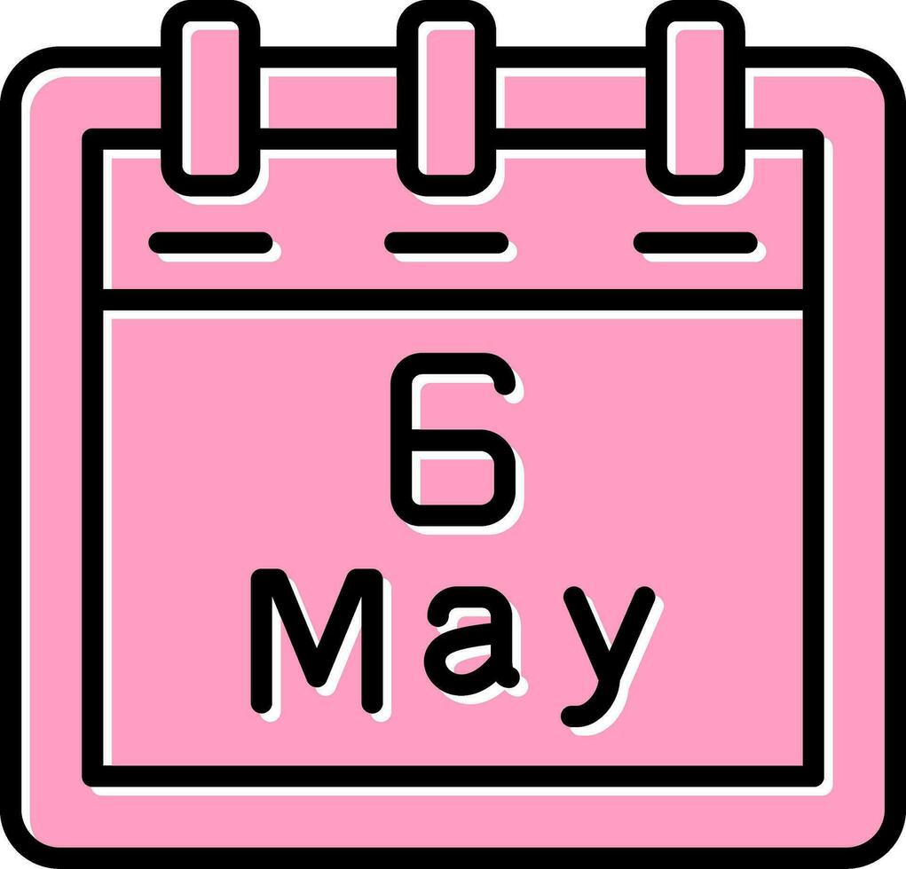 May 6 Vector Icon