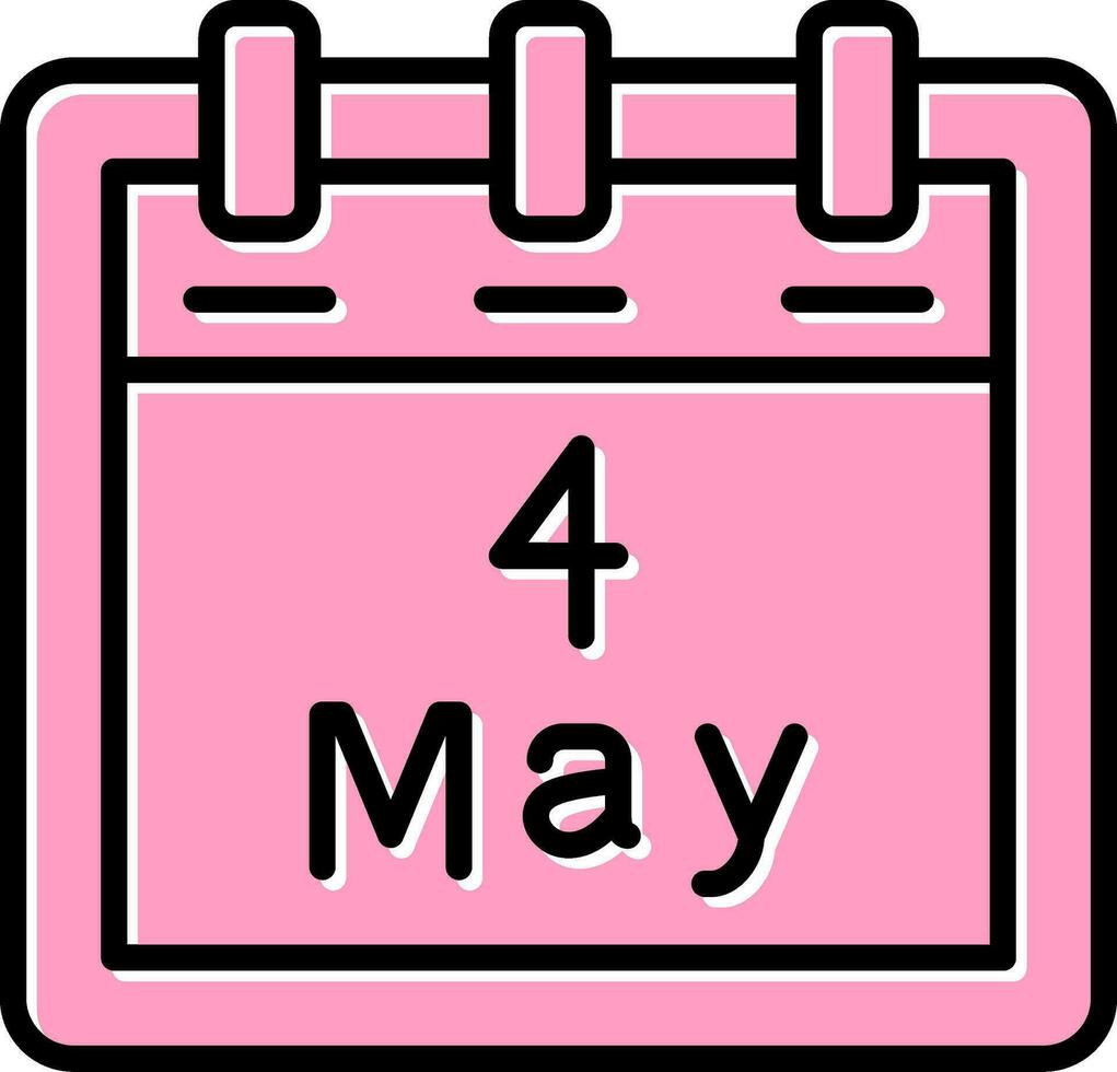 May 4 Vector Icon