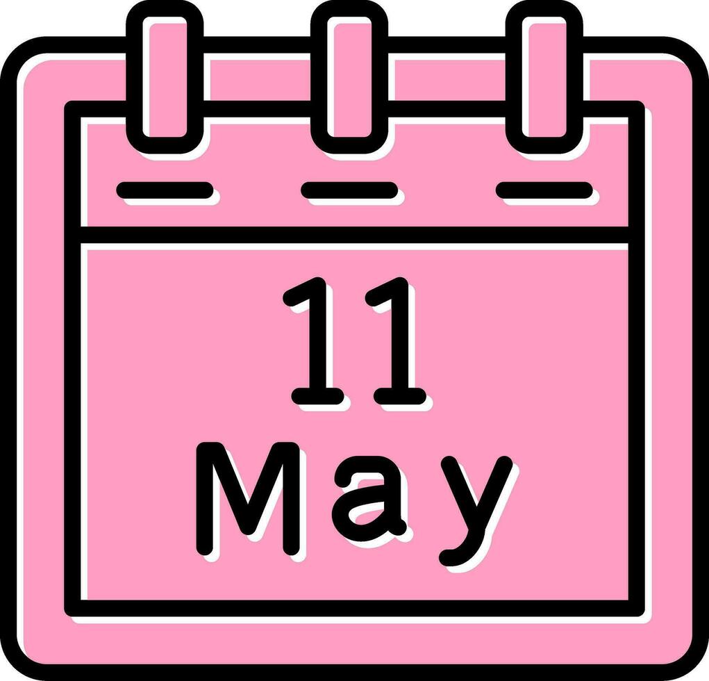 May 11 Vector Icon