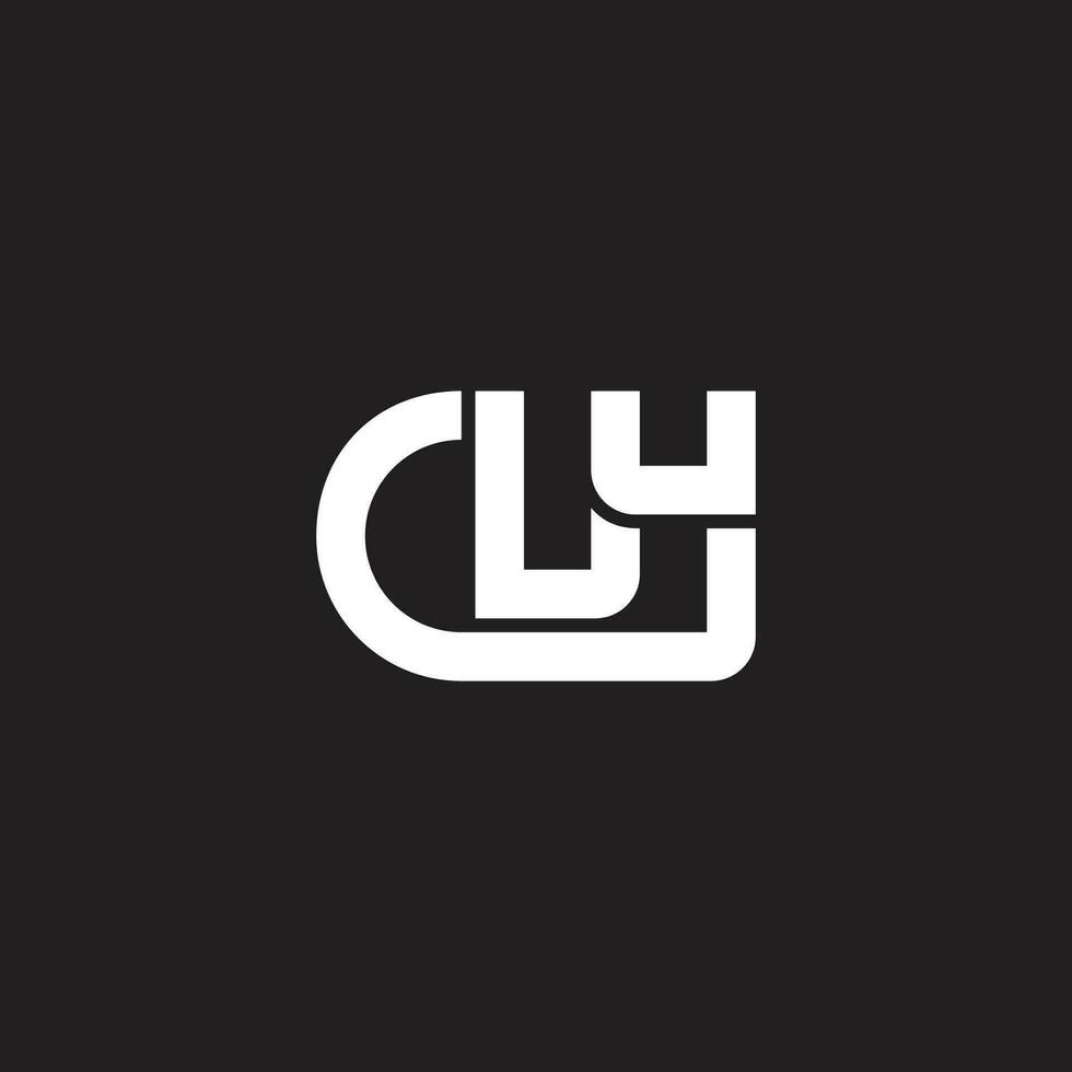 letter clu simple line logo vector 32192346 Vector Art at Vecteezy