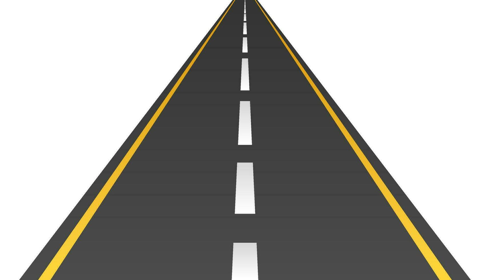 Road or asphalt highway concept vector