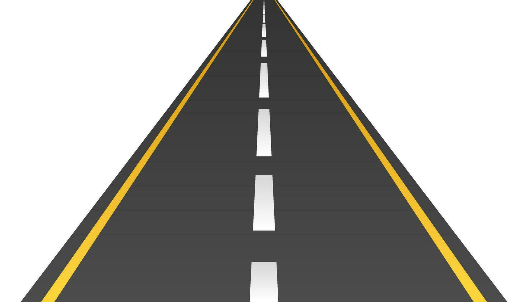 Road or asphalt highway concept vector