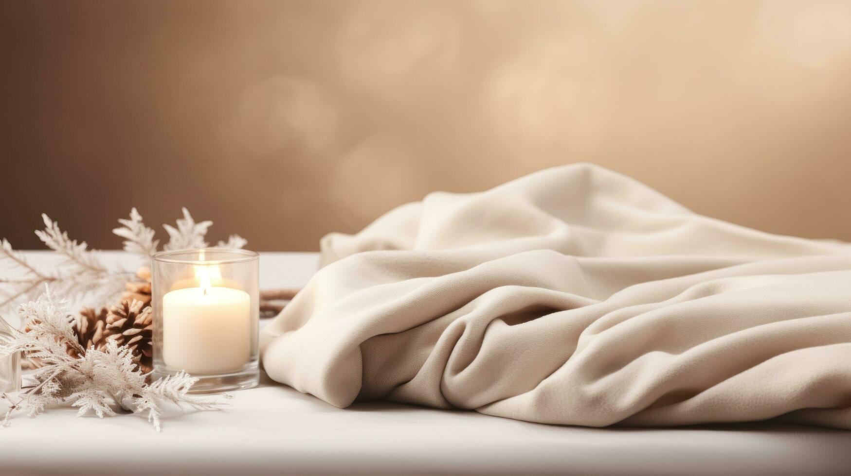 cozy christmas , minimalist wallpaper, large copyspace area 32193737