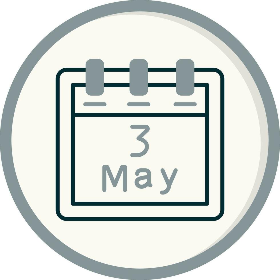 May 3 Vector Icon