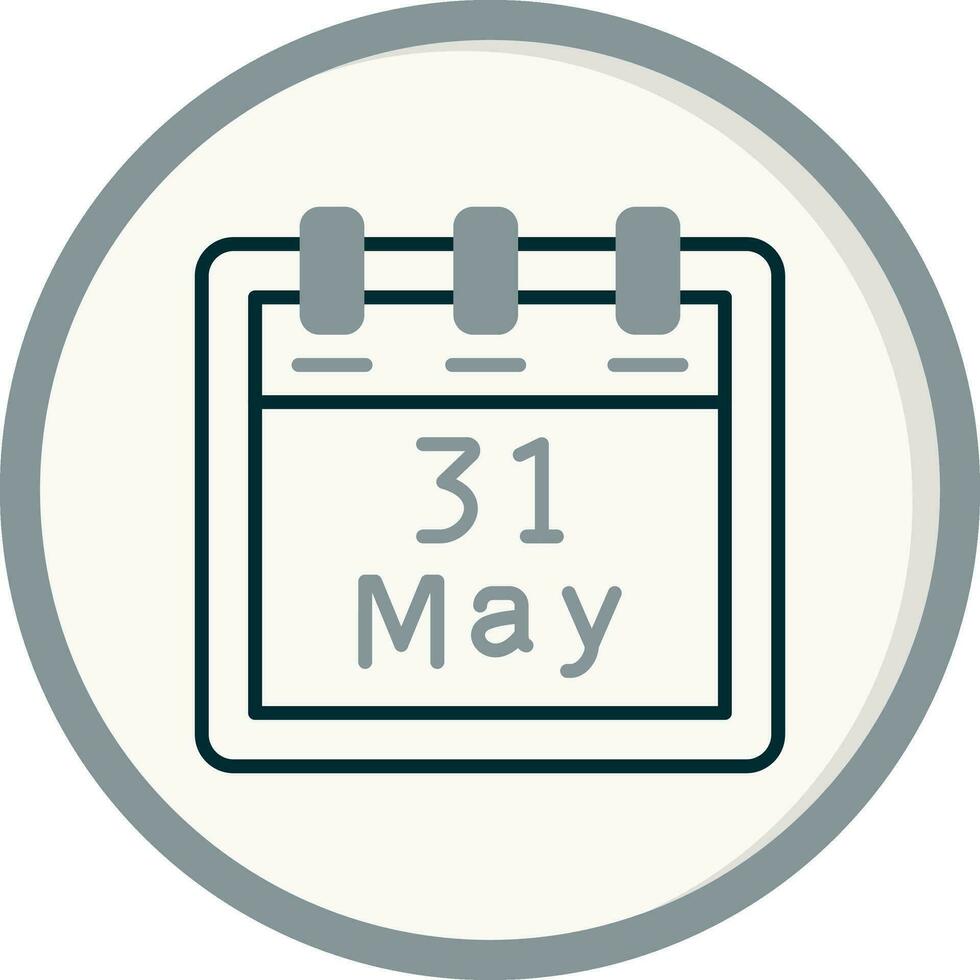 May 31 Vector Icon
