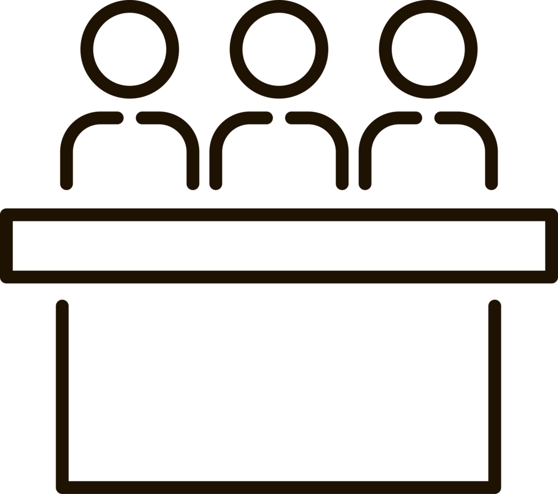 committee business line icon illustration png