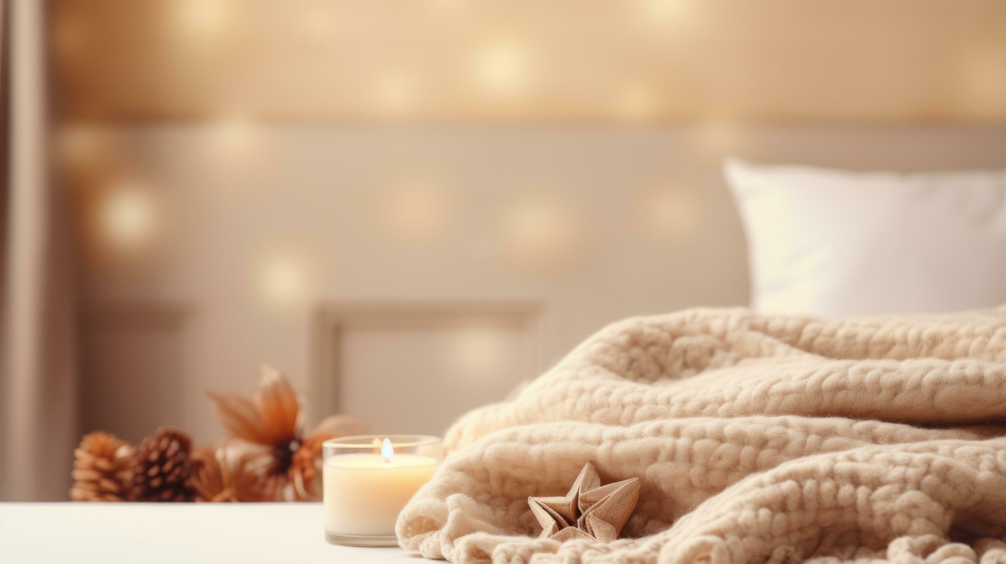 cozy christmas , minimalist wallpaper, large copyspace area 32194769