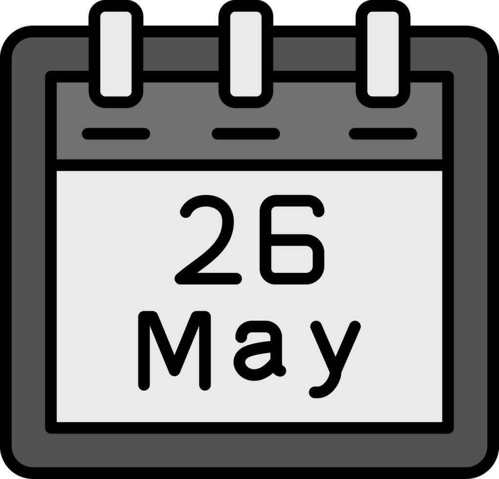 May 26 Vector Icon