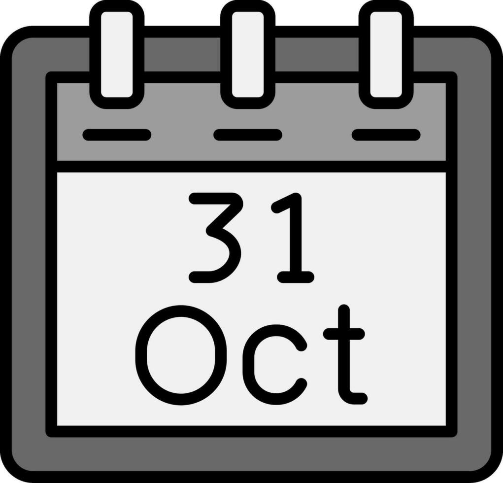 October 31 Vector Icon