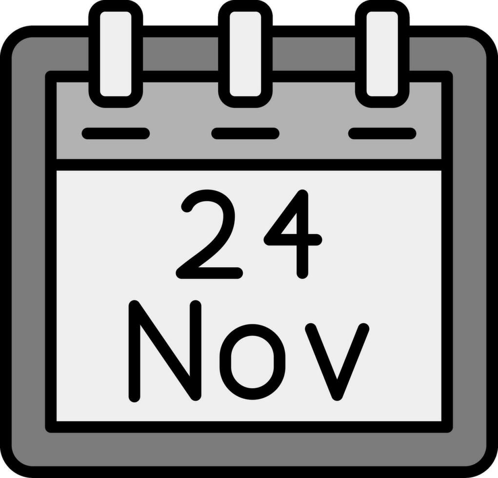 November 24 Vector Icon