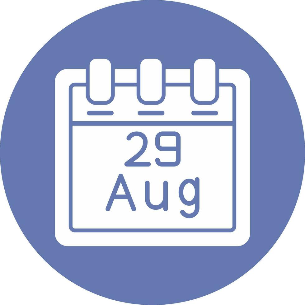 August 29 Vector Icon