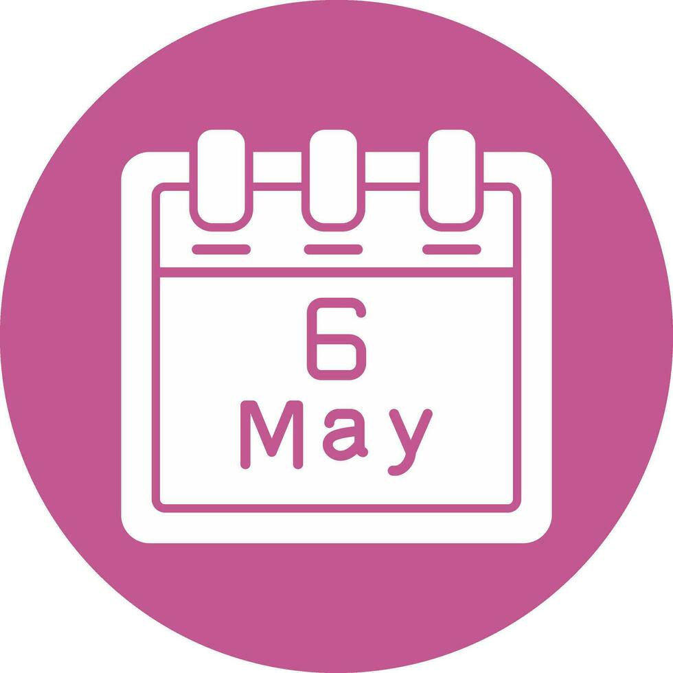 May 6 Vector Icon