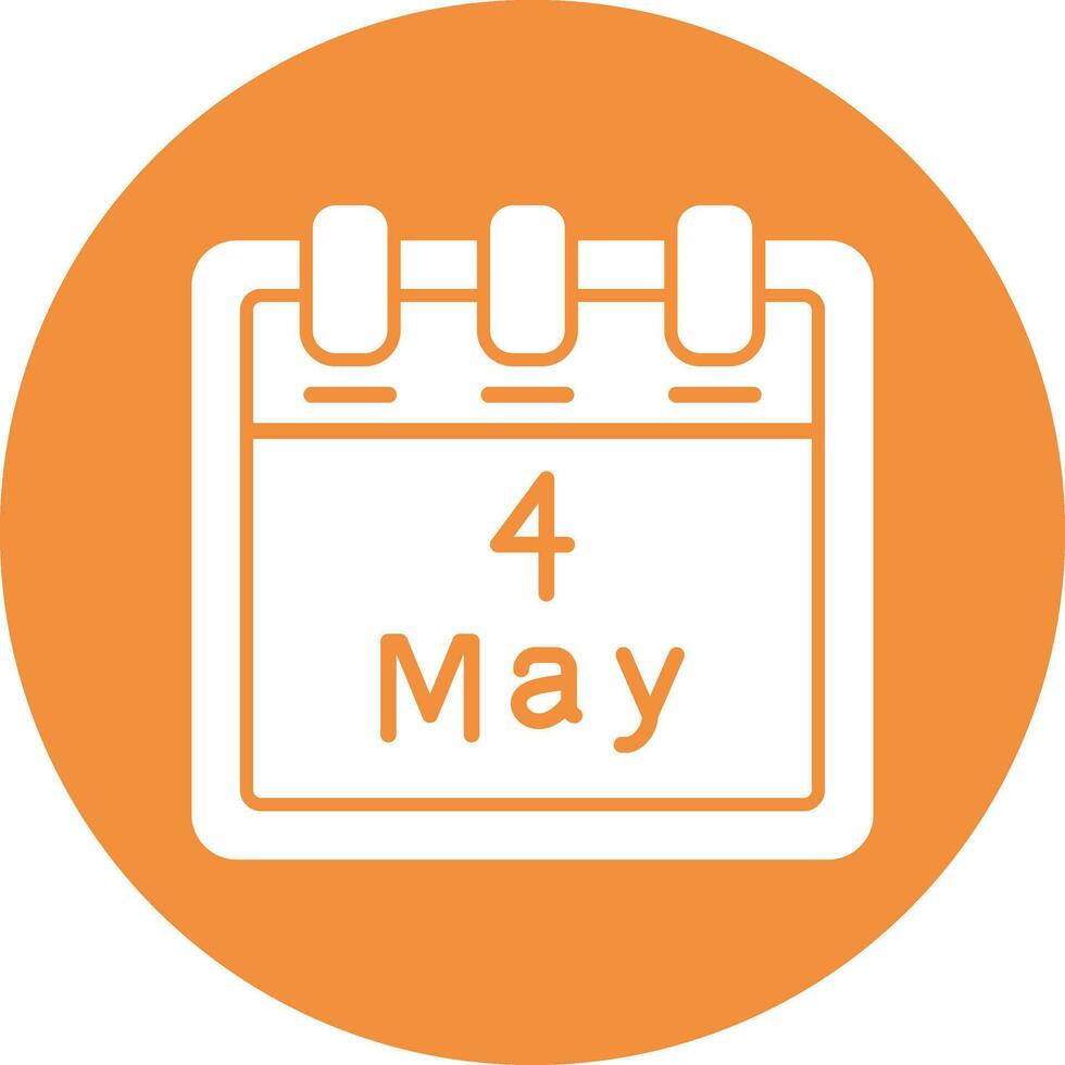 May 4 Vector Icon