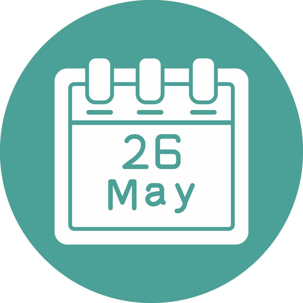 May 26 Vector Icon