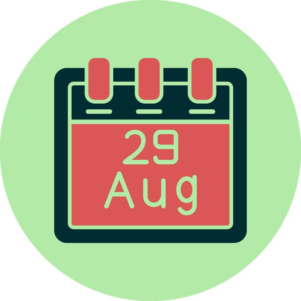 August 29 Vector Icon