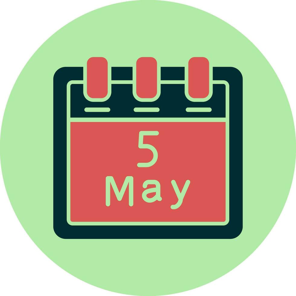 May 5 Vector Icon