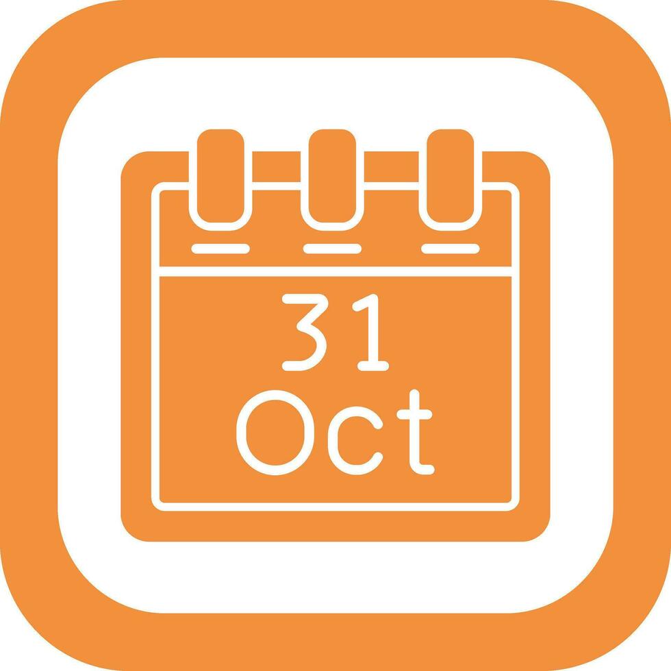 October 31 Vector Icon