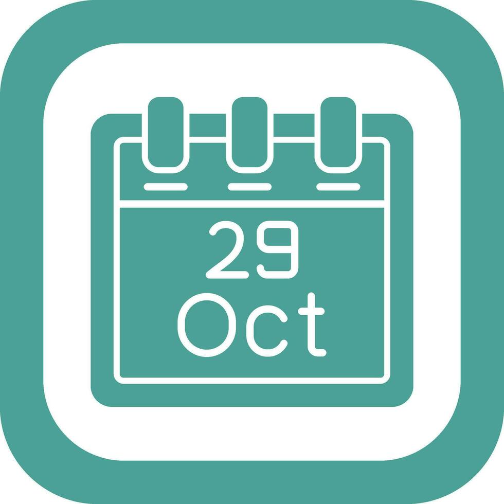 October 29 Vector Icon