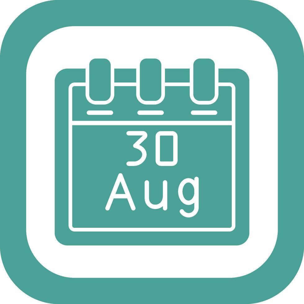 August 30 Vector Icon