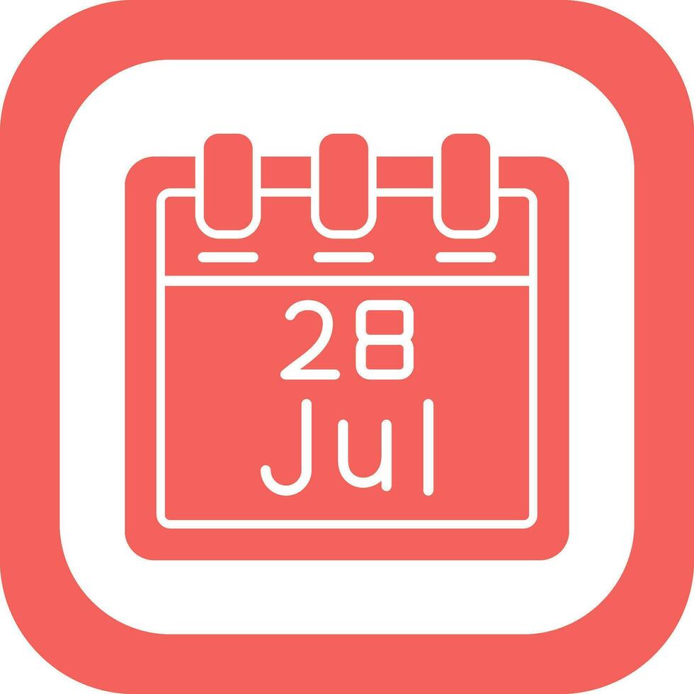 July 28 Vector Icon