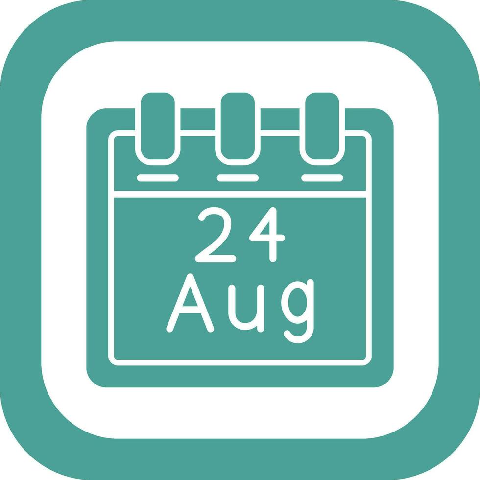 August 4 Vector Icon
