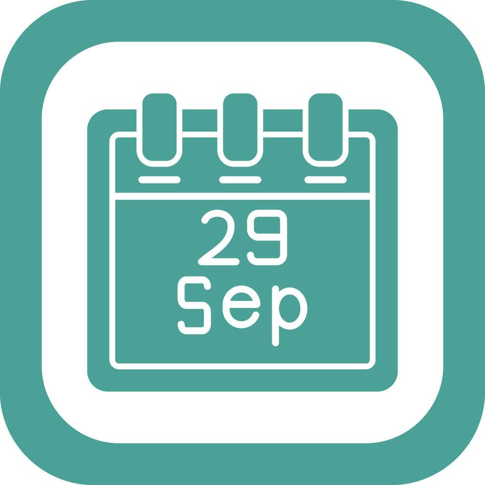 September 29 Vector Icon