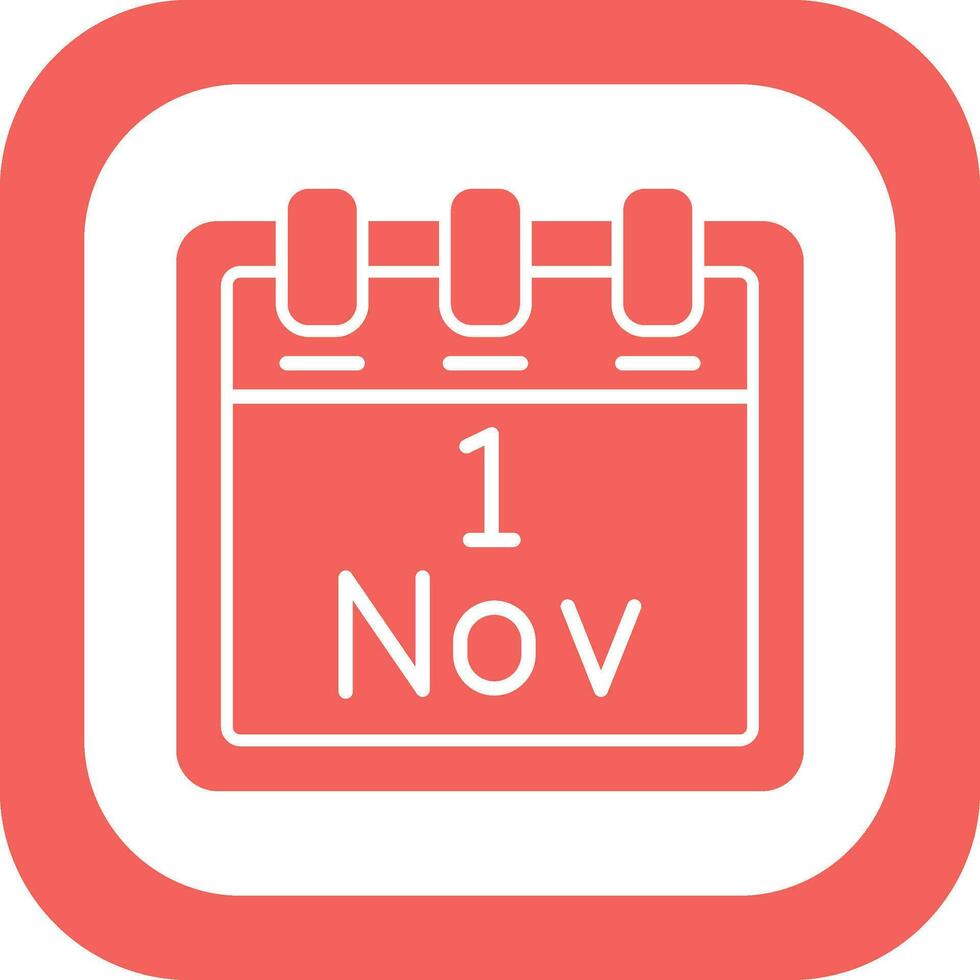 November 1 Vector Icon