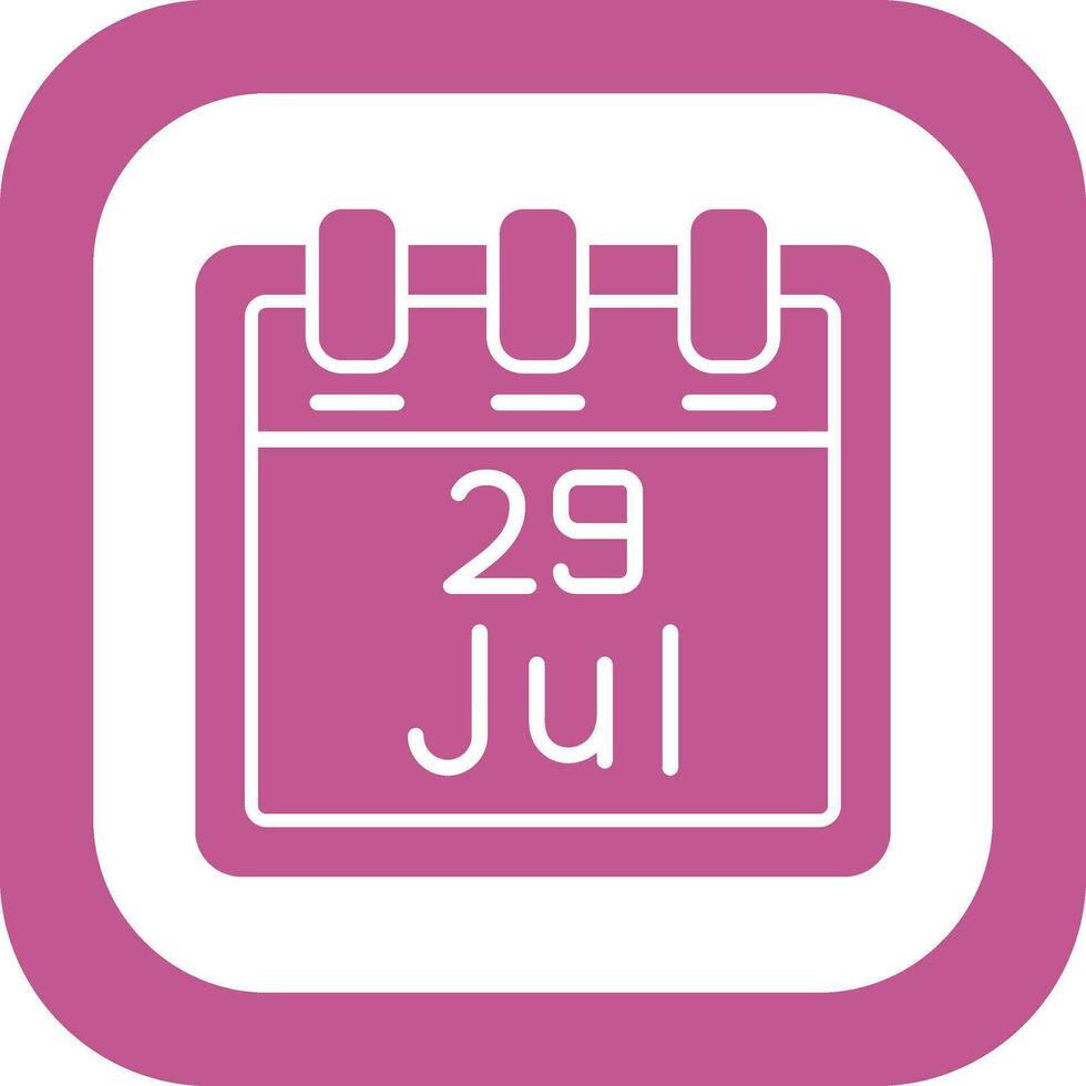 July 29 Vector Icon