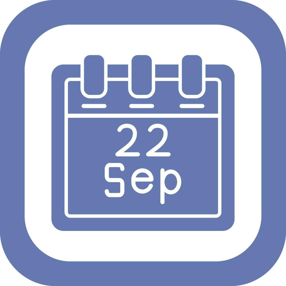 September 22 Vector Icon