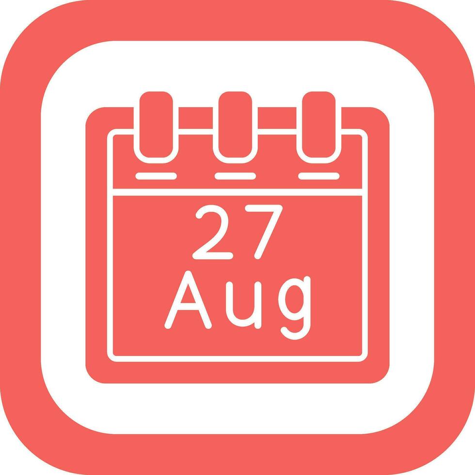 August 27 Vector Icon