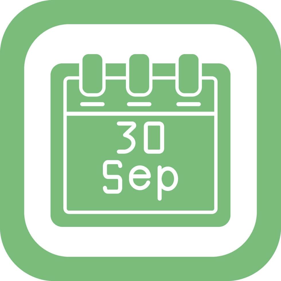 September 30 Vector Icon
