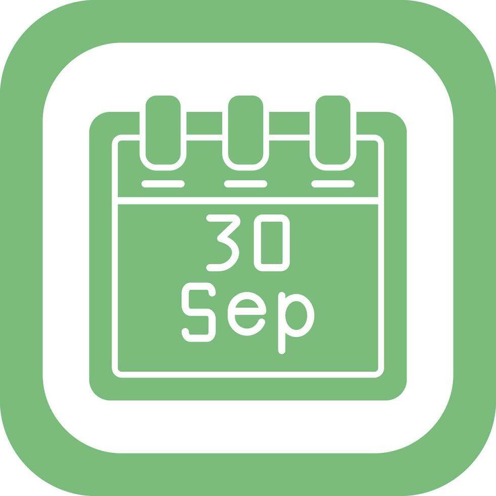 September 30 Vector Icon