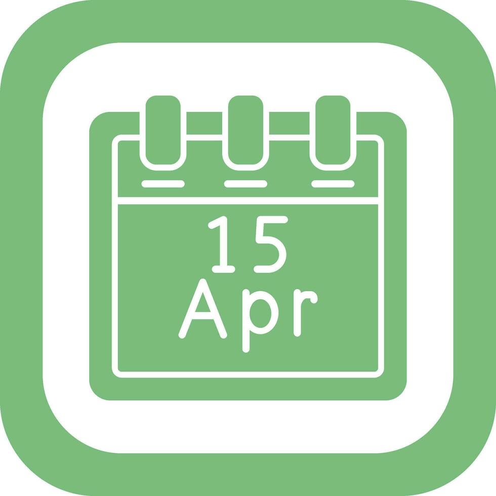 April 15 Vector Icon