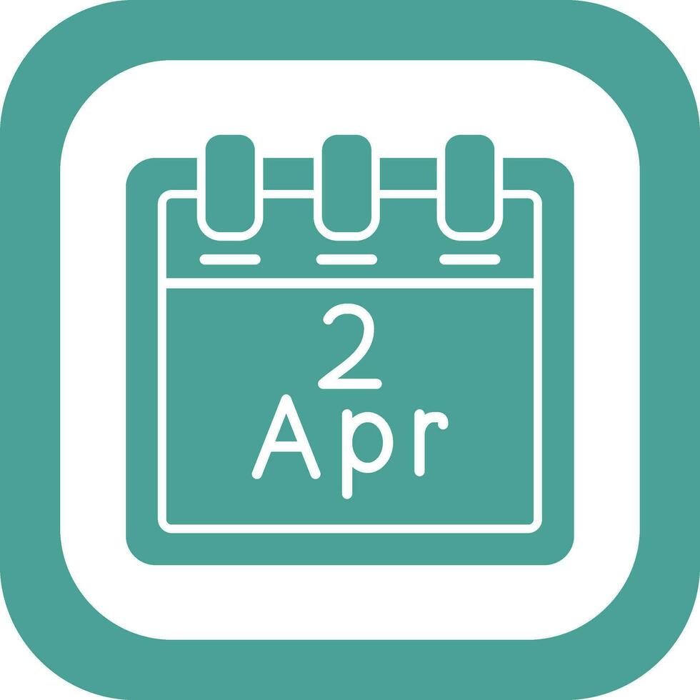 April 2 Vector Icon