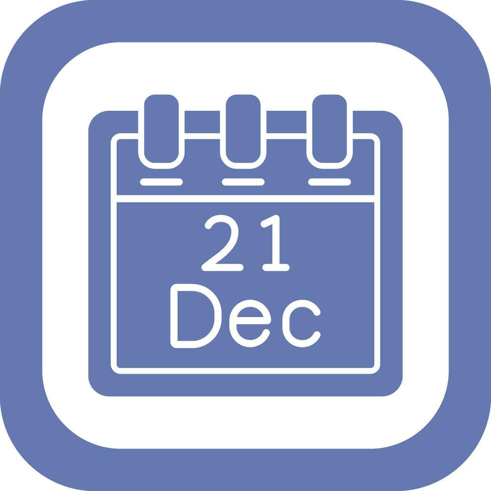 December 21 Vector Icon