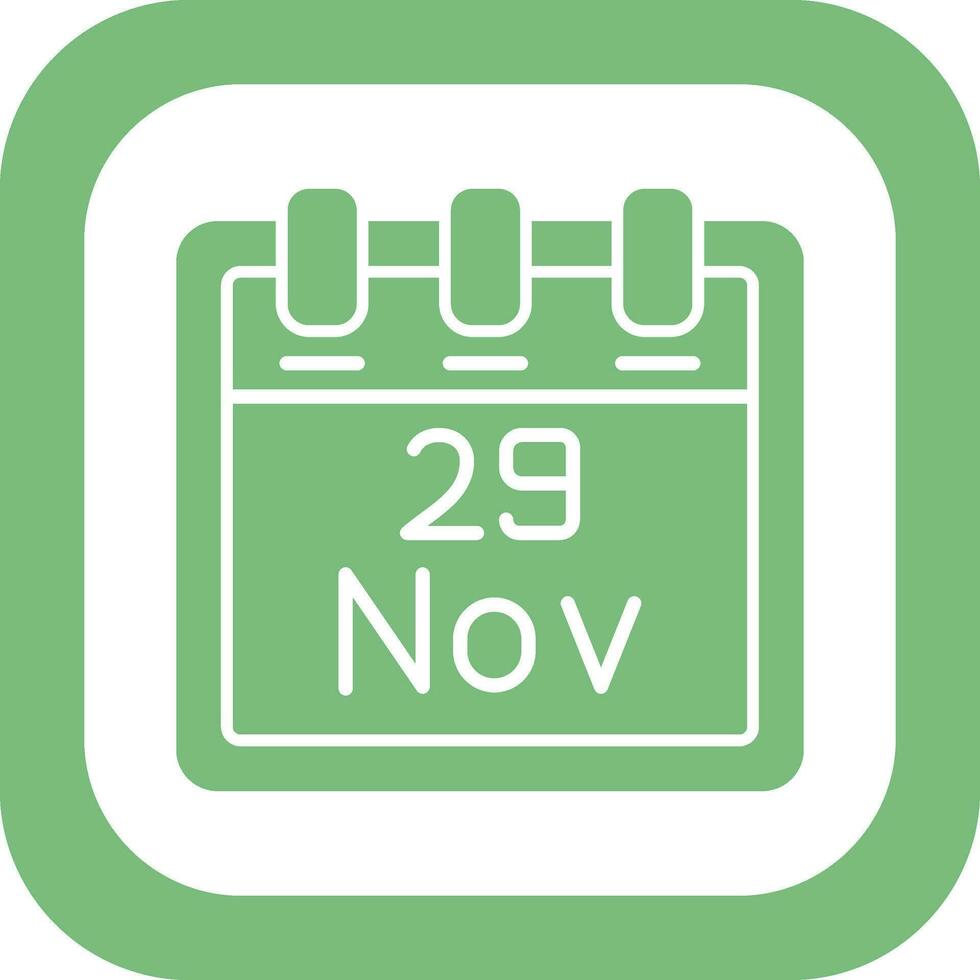 November 29 Vector Icon