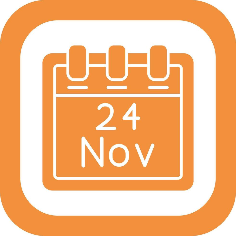 November 24 Vector Icon
