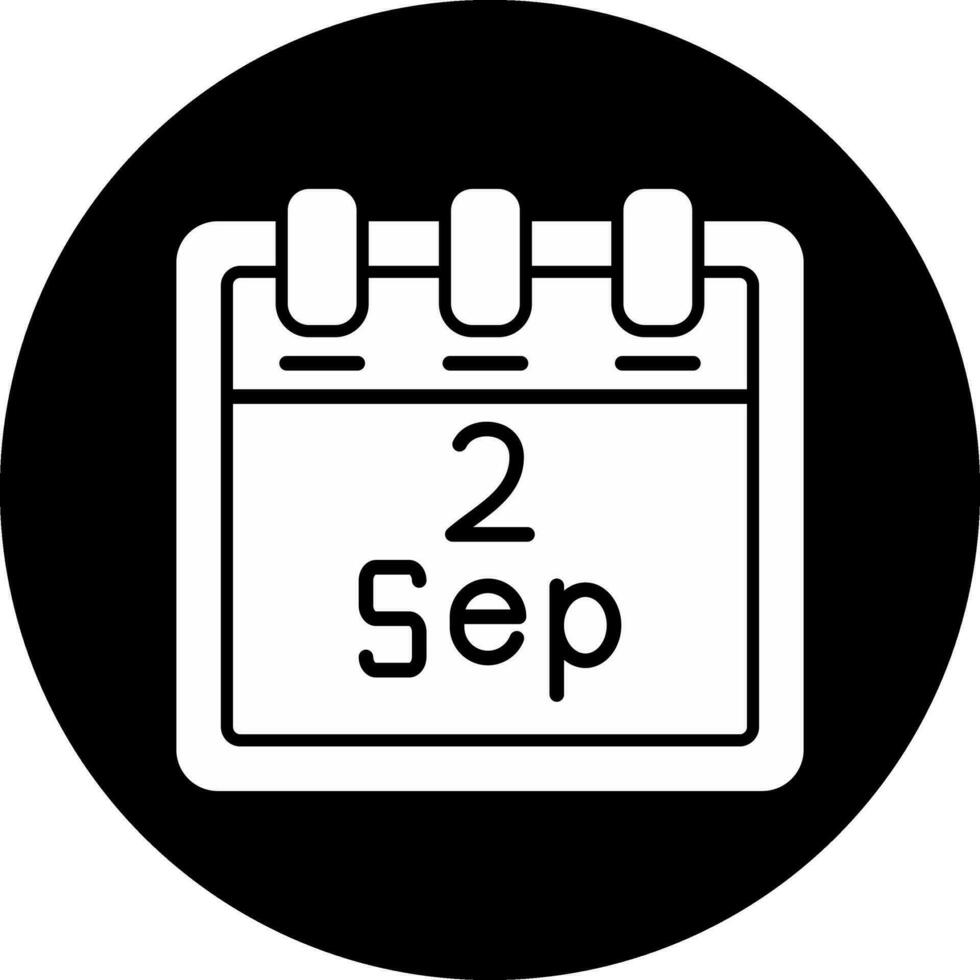 September 2 Vector Icon