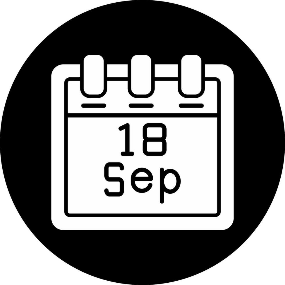 September 18 Vector Icon