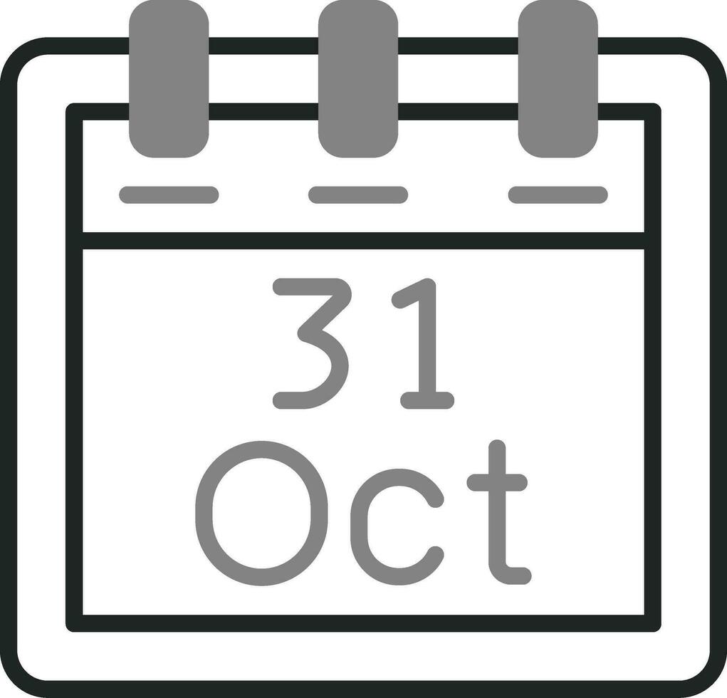 October 31 Vector Icon