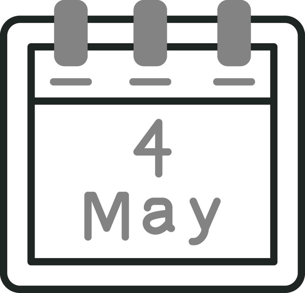 May 4 Vector Icon