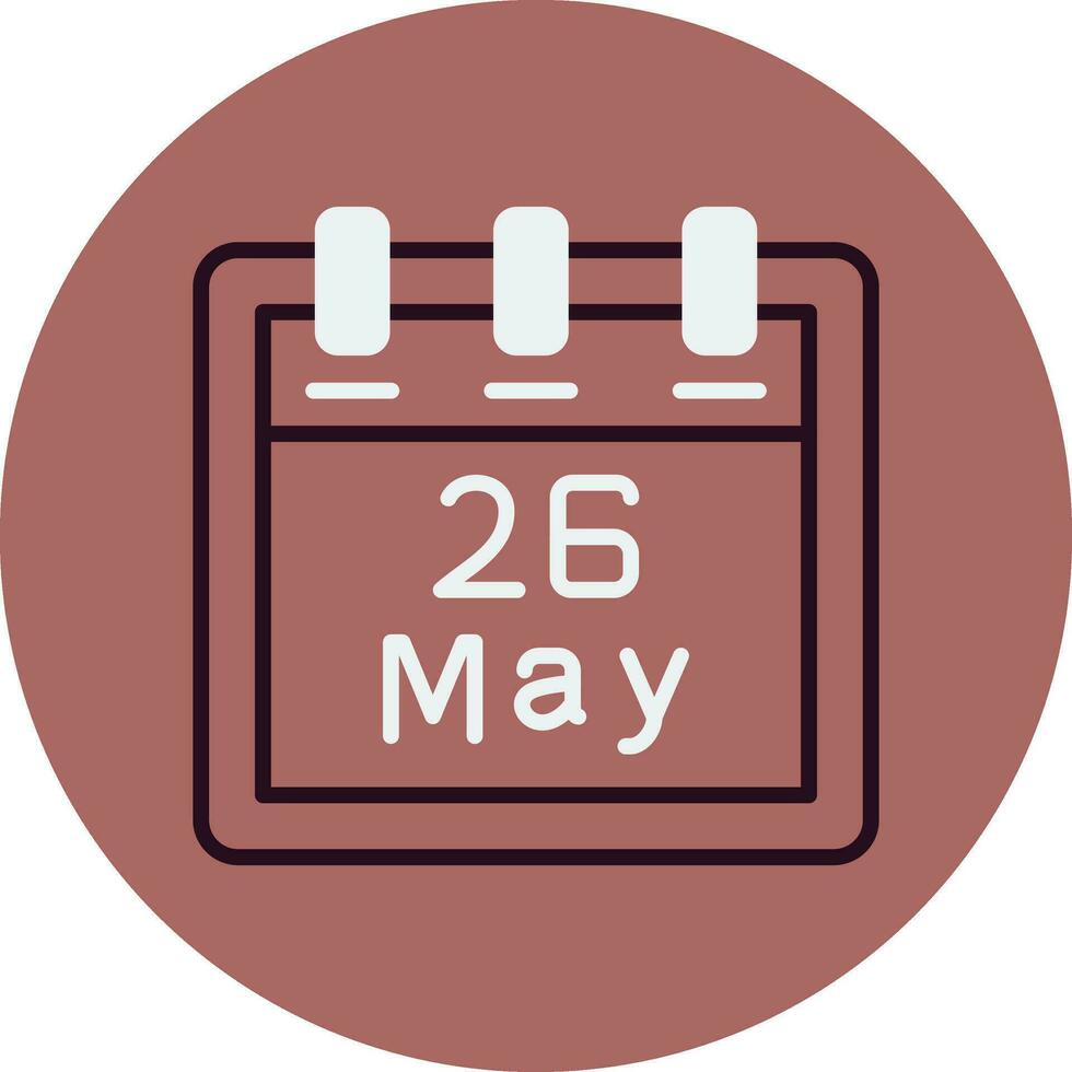 May 26 Vector Icon
