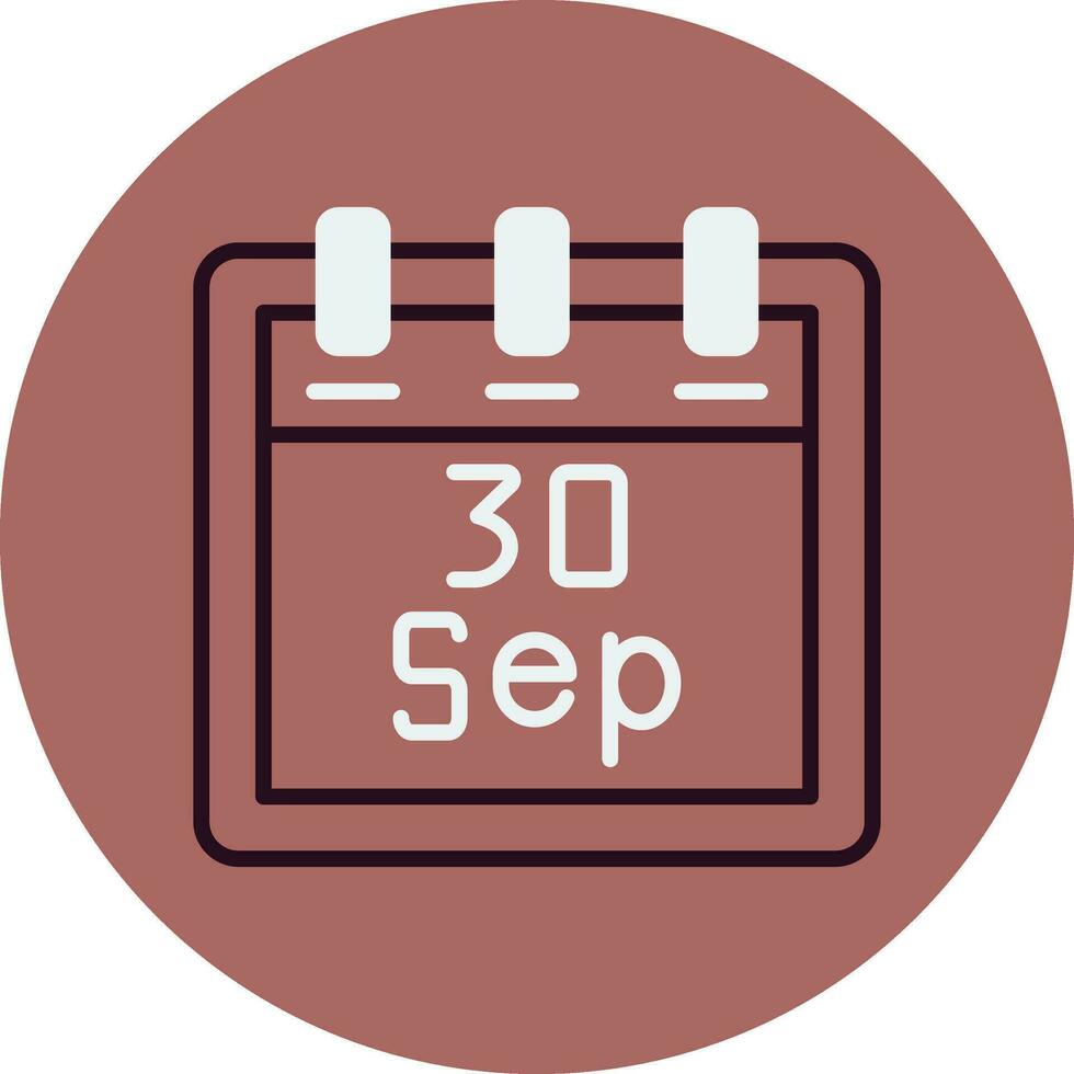 September 30 Vector Icon