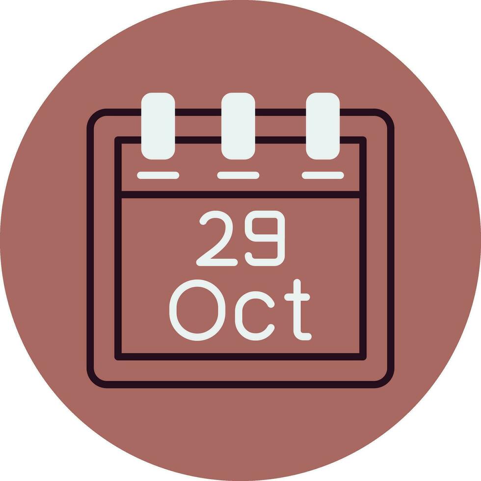October 29 Vector Icon