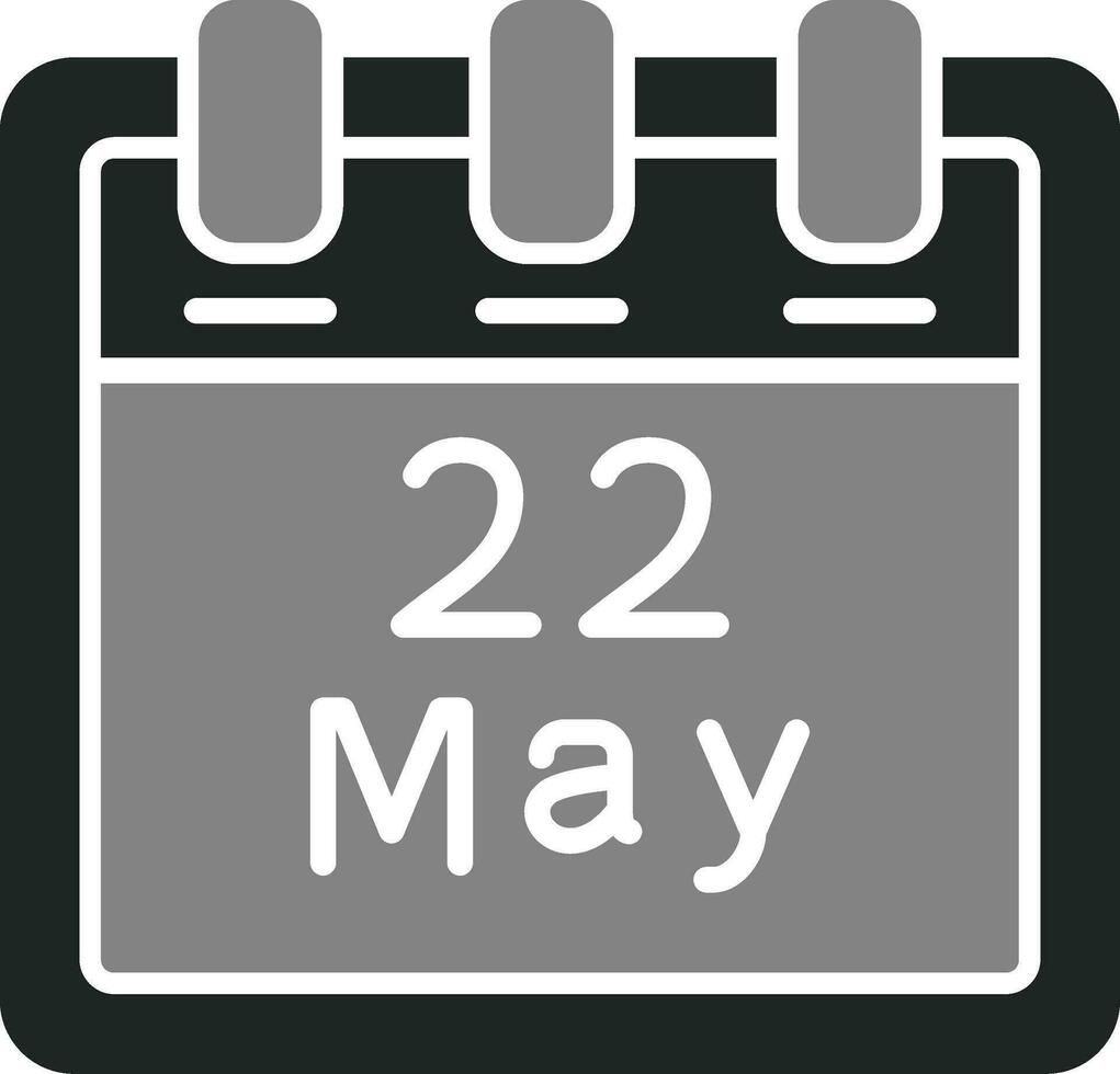 May 22 Vector Icon