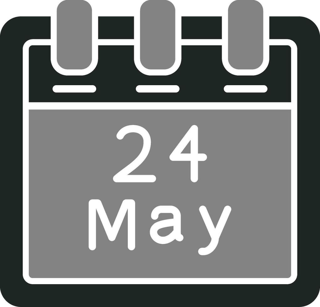 May 24 Vector Icon