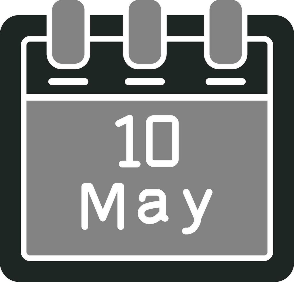 May 10 Vector Icon