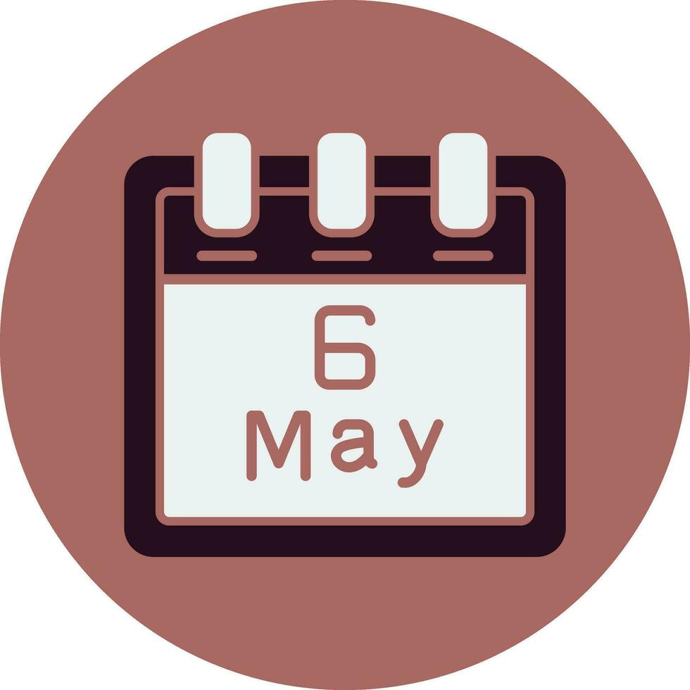May 6 Vector Icon